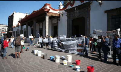 Protestan frente a la alcaldía de Coyoacán por falta de agua