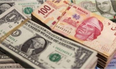 Dólar cierra en 25 pesos en bancos