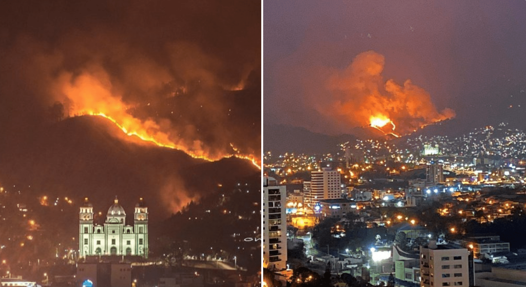 Incendio, Forestal, Tegucigalpa, Honduras,