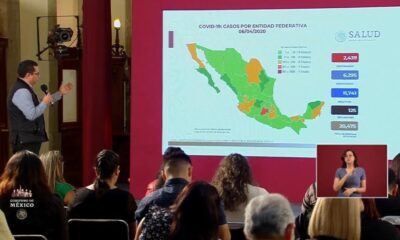 Aumentan a 2 mil 439 casos de Covid-19 en México; hay 125 defunciones