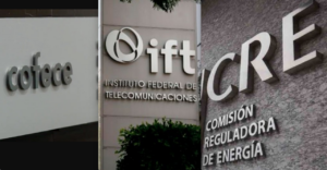 Cofece, IFT, CRE, Instituto Federal de Telecomunicaciones, Comisión Federal de Competencia Económica, Comisión Reguladora de Energía, Instituto Nacional de Mercados y Competencia para el Bienestar, Inmecob, Morena, Monreal,