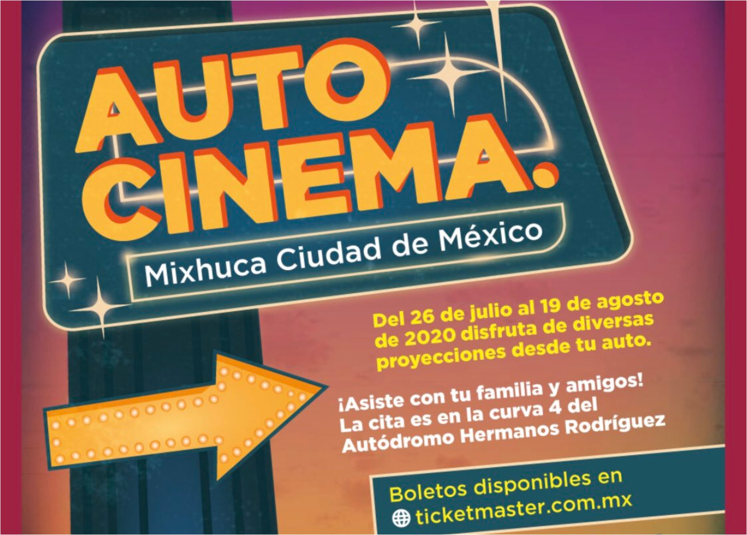 Inician funciones en el autocinema Mixhuca del gobierno de la CDMX