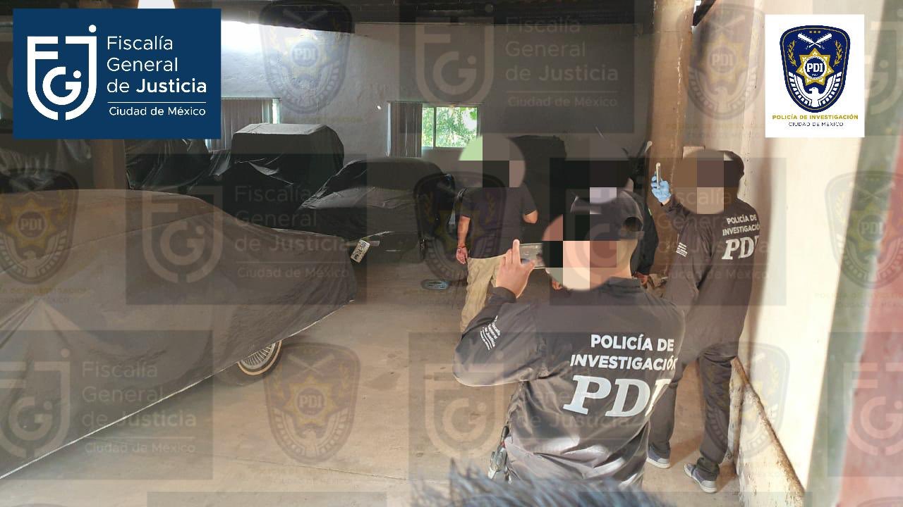 Fiscalías catean casa de Raymundo Collins en Morelos y aseguran 41 vehículos