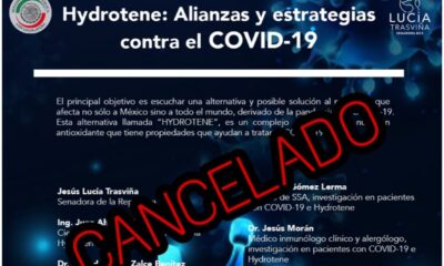 Cancelan foro del Senado para presentar 'producto milagro' contra Covid-19