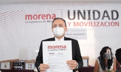 Alfonso Durazo se registra como precandidato por Sonora