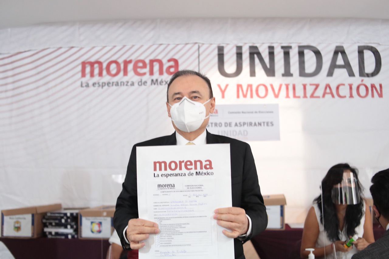 Alfonso Durazo se registra como precandidato por Sonora