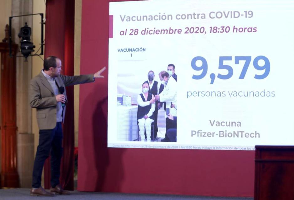 Última semana de 2020 abre con 9 mil 579 vacunados contra Covid-19