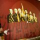 Develan en Culiacán lienzo de AMLO junto a héroes de la patria