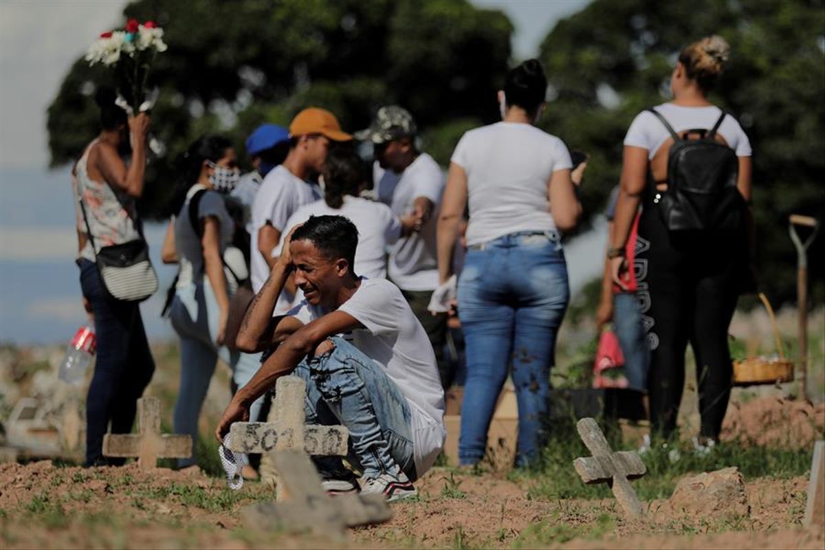 Reporta Brasil 2,841 muertes por Covid en 24 horas