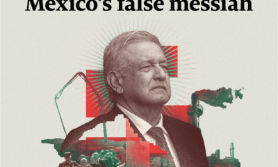Dedica ‘The Economist’ portada a AMLO; "El falso mesías de México", titula