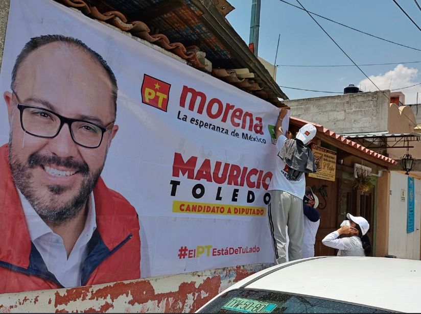 Pide Bertha Luján a Morena deslindarse de la candidatura de Mauricio Toledo