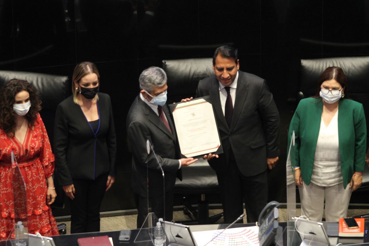 Ratifica Senado a Roberto Salcedo como secretario de la Función Pública