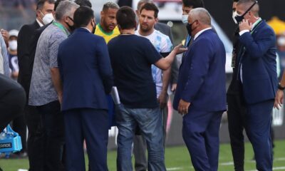 Suspenden partido entre Brasil y Argentina a 6 minutos de iniciado