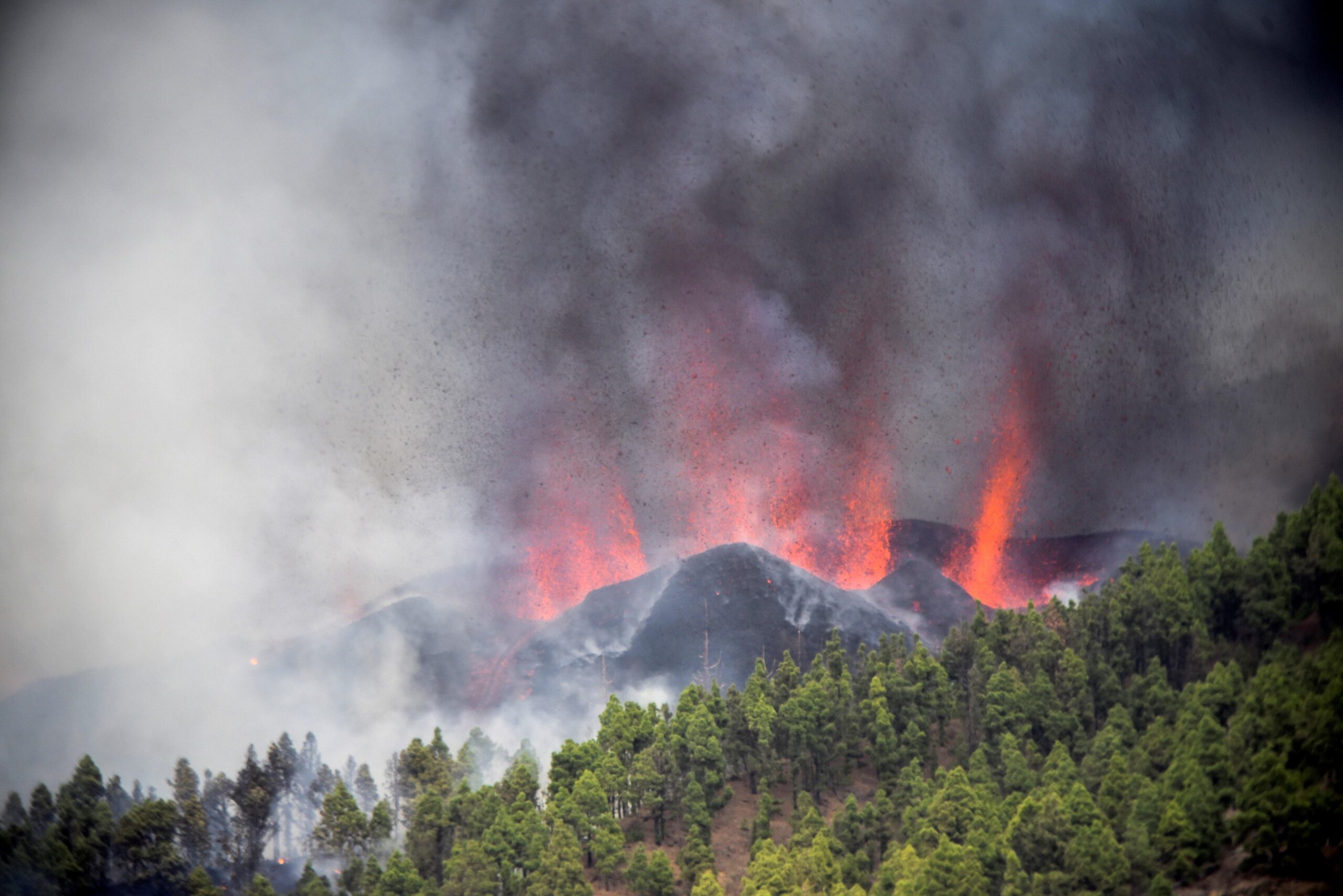 Erupciona volcán de La Palma en España