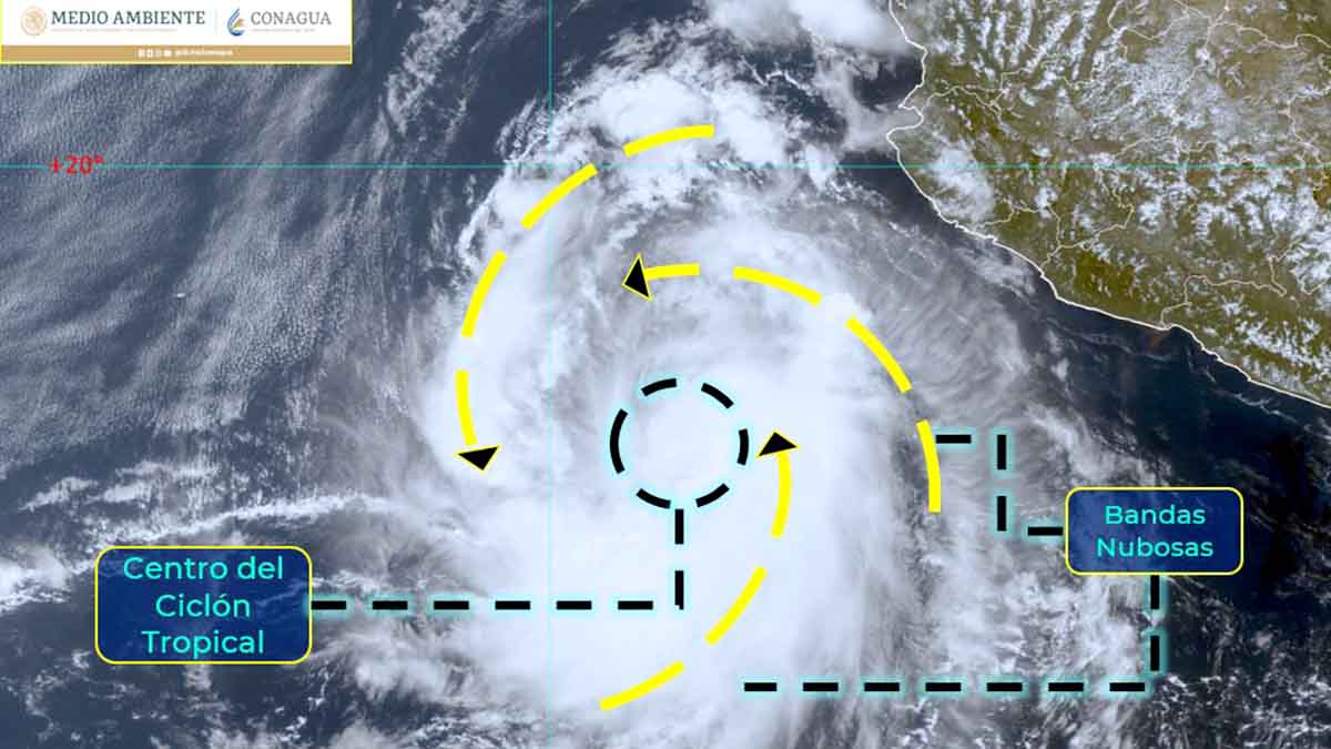 Tormenta tropical Pamela azotará Sinaloa como huracán categoría 3