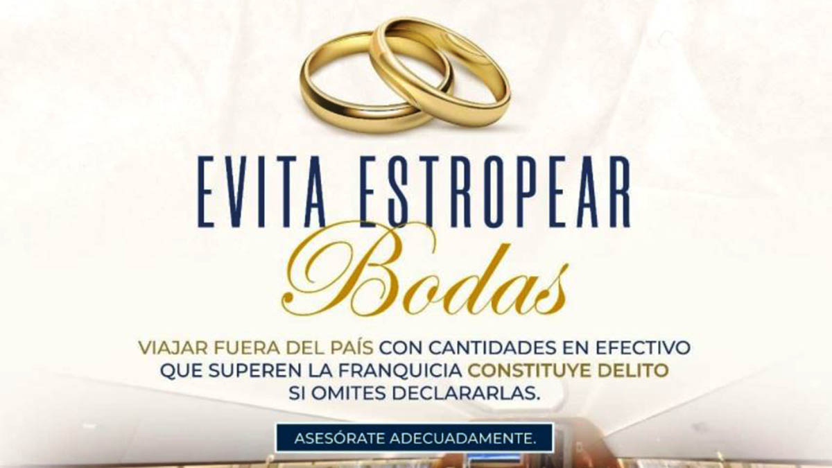 Abogados ofrecen servicios para no arruinar bodas, en referencia a la de Santiago Nieto y Carla Humphrey