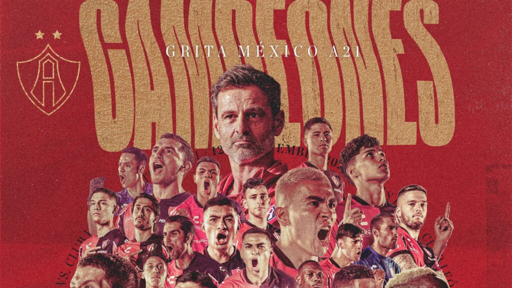 Atlas se corona campeón del futbol mexicano tras 70 años de sequía