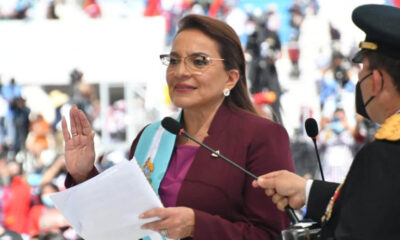 Xiomara Castro toma protesta como presidenta de Honduras