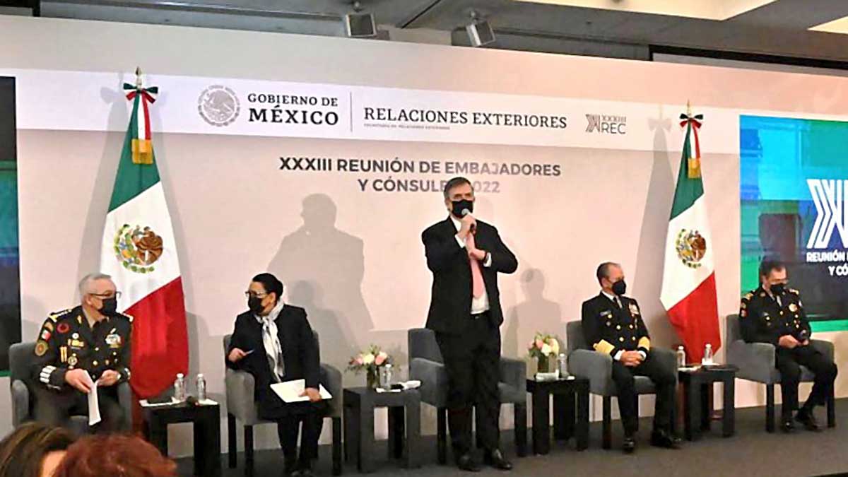“La más alta prioridad de México es reducir la violencia y el tráfico de armas”, afirma Ebrard