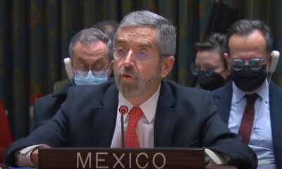 Invoca México resolución de la ONU para superar veto de Rusia y lograr acuerdos por situación de Ucrania