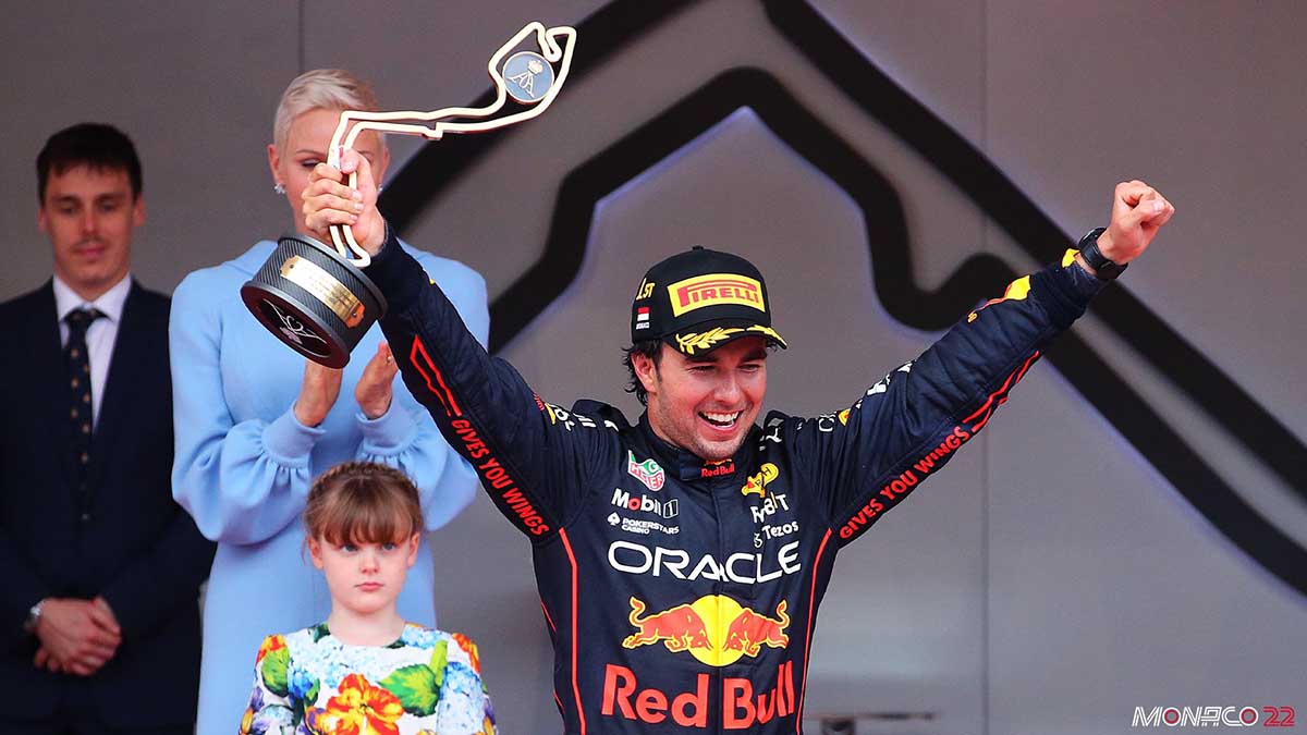 ¡Histórico! Checo Pérez gana GP de Mónaco y logra tercera victoria