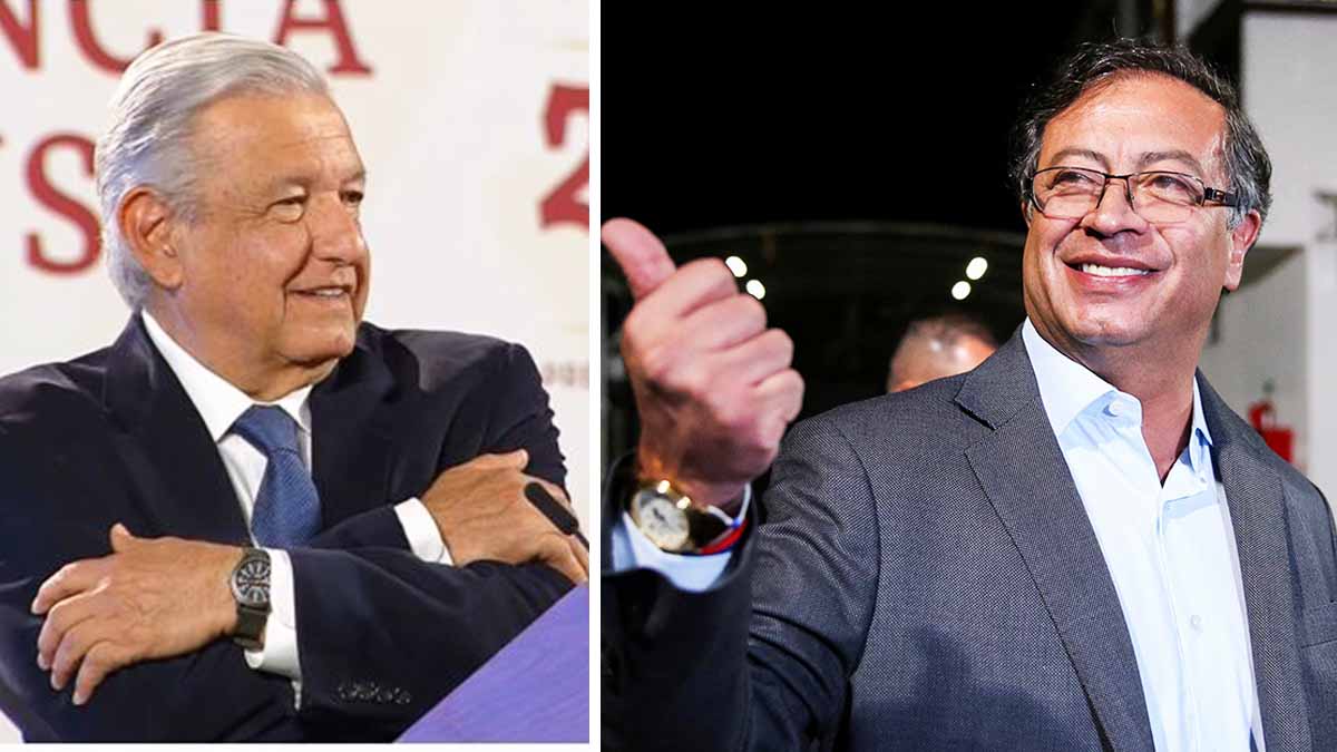 AMLO se solidariza con Gustavo Petro, candidato al gobierno de Colombia, por “guerra sucia”