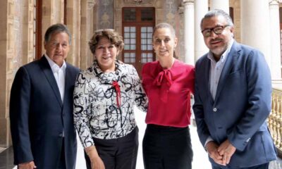 “Son grandes representantes del Edomex”, dice Sheinbaum tras reunión con Delfina Gómez, Horacio Duarte e Higinio Martínez