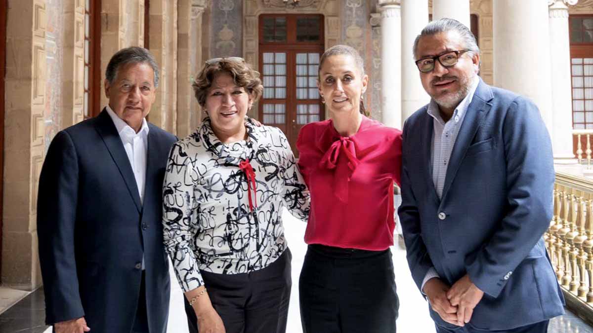 “Son grandes representantes del Edomex”, dice Sheinbaum tras reunión con Delfina Gómez, Horacio Duarte e Higinio Martínez