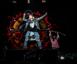 Guns N’ Roses en concierto. Foto: Especial