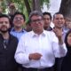 “¡Presidente, presidente!”, gritan a Monreal en mitin en Ciudad de México
