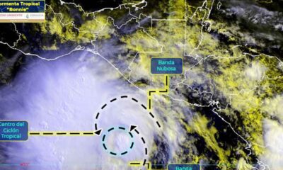 Alerta Conagua por fuertes lluvias en Chiapas, Oaxaca y Veracruz por tormenta tropical ‘Bonnie’