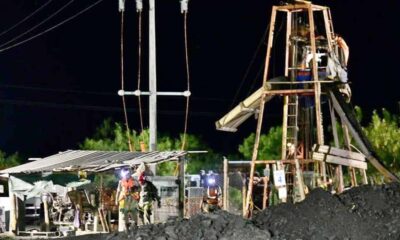 Reportan aumento “abrupto” en niveles de agua en mina donde están atrapados 10 trabajadores