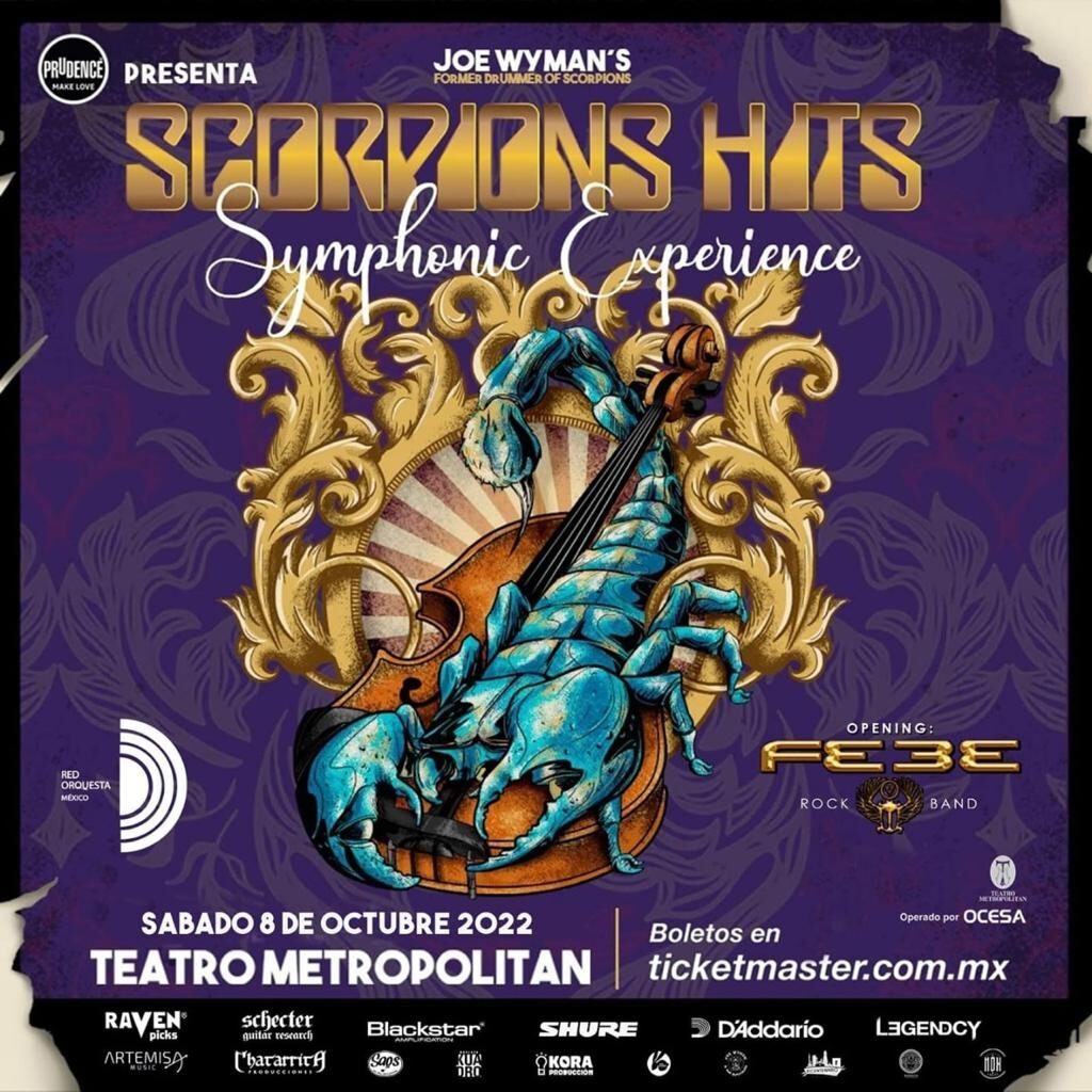 'Joe Wyman’s Scorpion’s Hits Symphonic Experience' llega a México