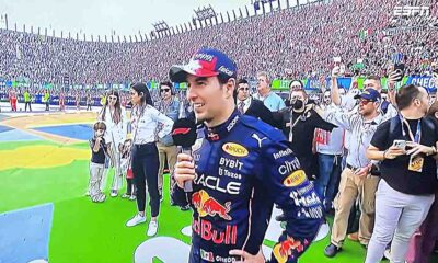 ‘Checo’ Pérez sube al podio en el Gran Premio de México, Verstappen se lleva el primer lugar