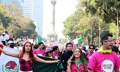 Reporta gobierno de CdMX 12 mil asistentes en marcha “en defensa del INE”