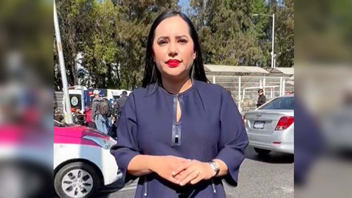 Aprovecha Sandra Cuevas choque del Metro para criticar a Sheinbaum