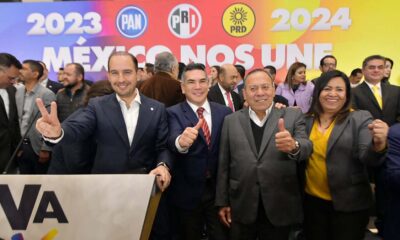 Acuerda ‘Va por México’ ir en alianza en 2024; PAN y PRD definirán candidato presidencial
