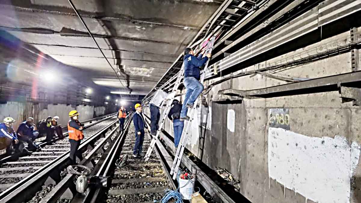 Disminuye robo de cables del Metro hasta 70% con llegada de Guardia Nacional