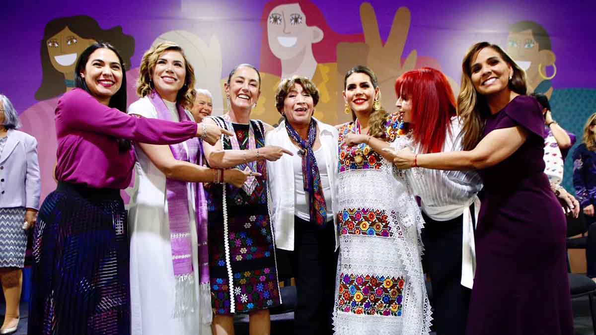 “Aquí está la próxima presidenta de México”, Sheinbaum recibe respaldo de gobernadoras de 4T