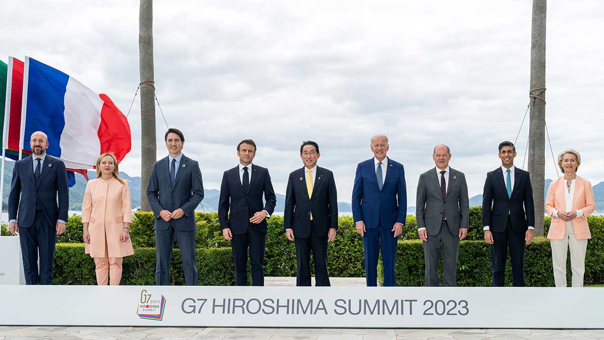 G7 afirma que quiere una relación "estable" con China, pero critica su "militarización"