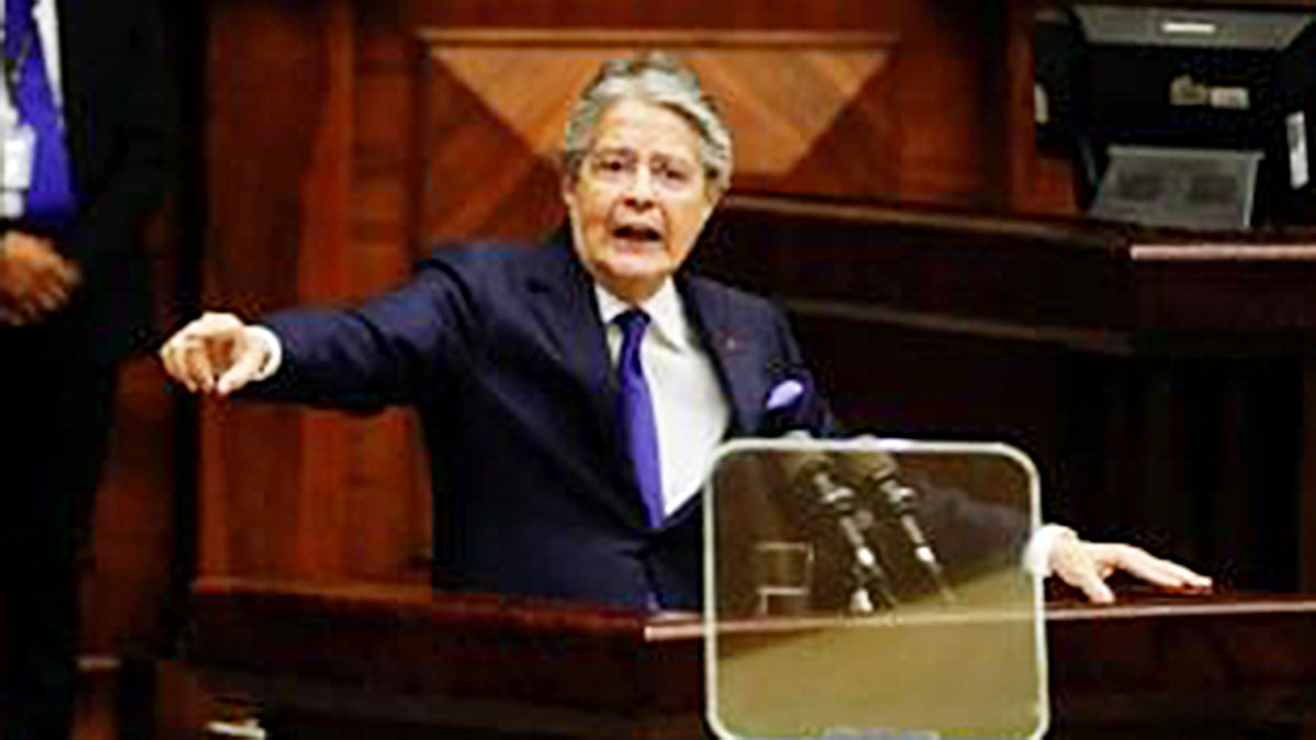 Presidente de Ecuador, Guillermo Lasso, disuelve el Congreso ante tentativa de destitución