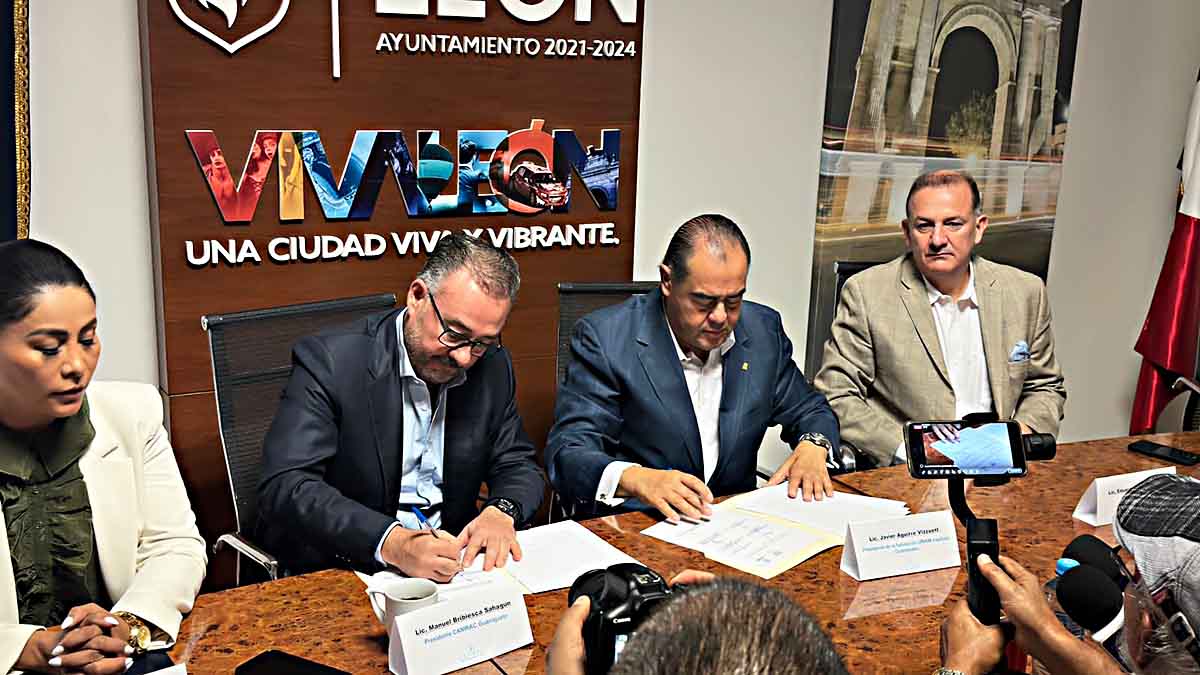 CANIRAC Guanajuato firma convenio educativo con Fundación UNAM