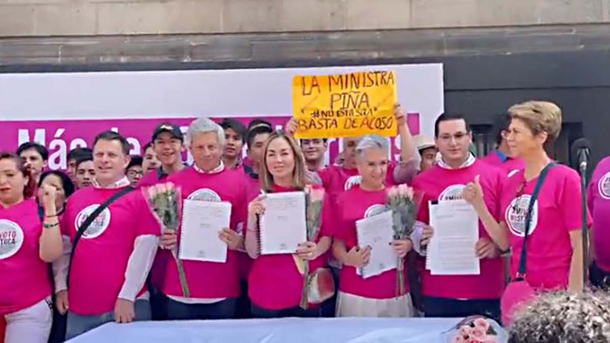 Claudio X. González encabeza entrega de documento a la Corte para pedir acabar con Plan B