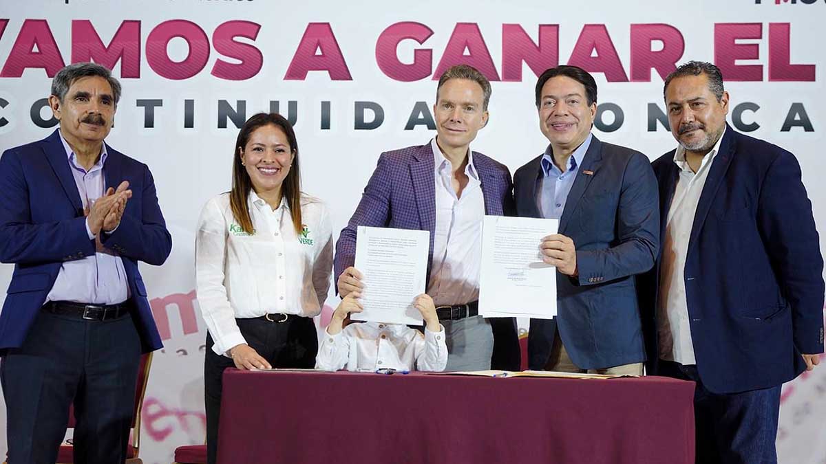 Velasco se registra como precandidato de la 4T; forjará agenda verde, dice
