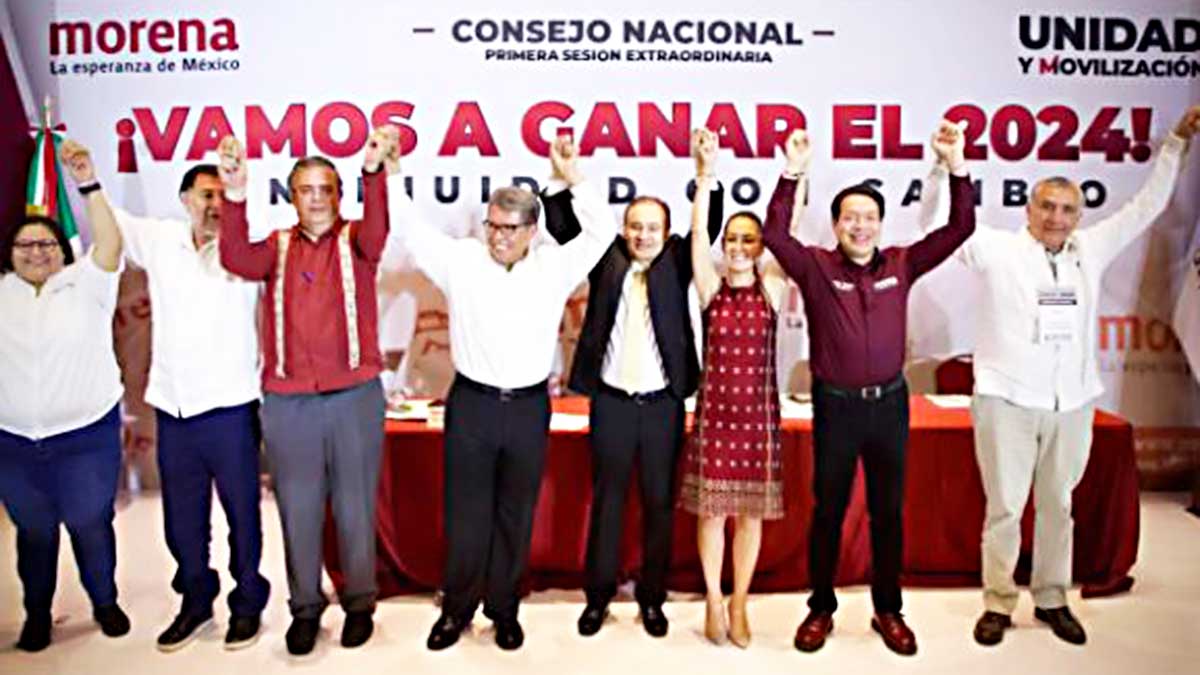 Acusa Morena acoso de funcionarios del INE para buscar parar giras de corcholatas