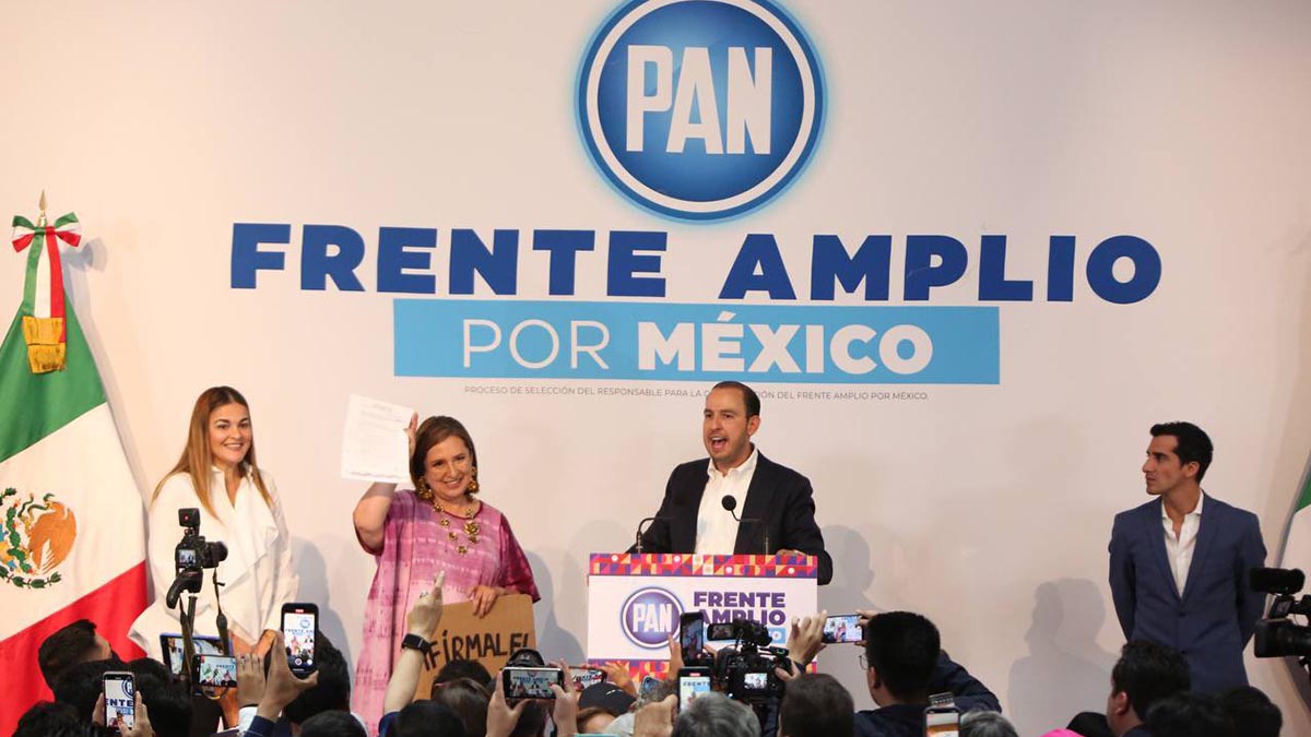 Xóchitl Gálvez se registra como aspirante a la candidatura presidencial de Va por México