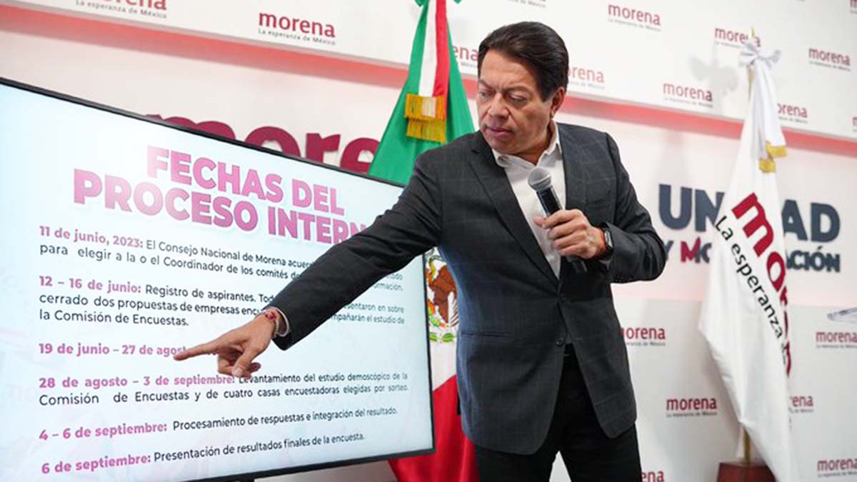 Morena realizará sorteo para definir a encuestadoras este jueves, revela Mario Delgado