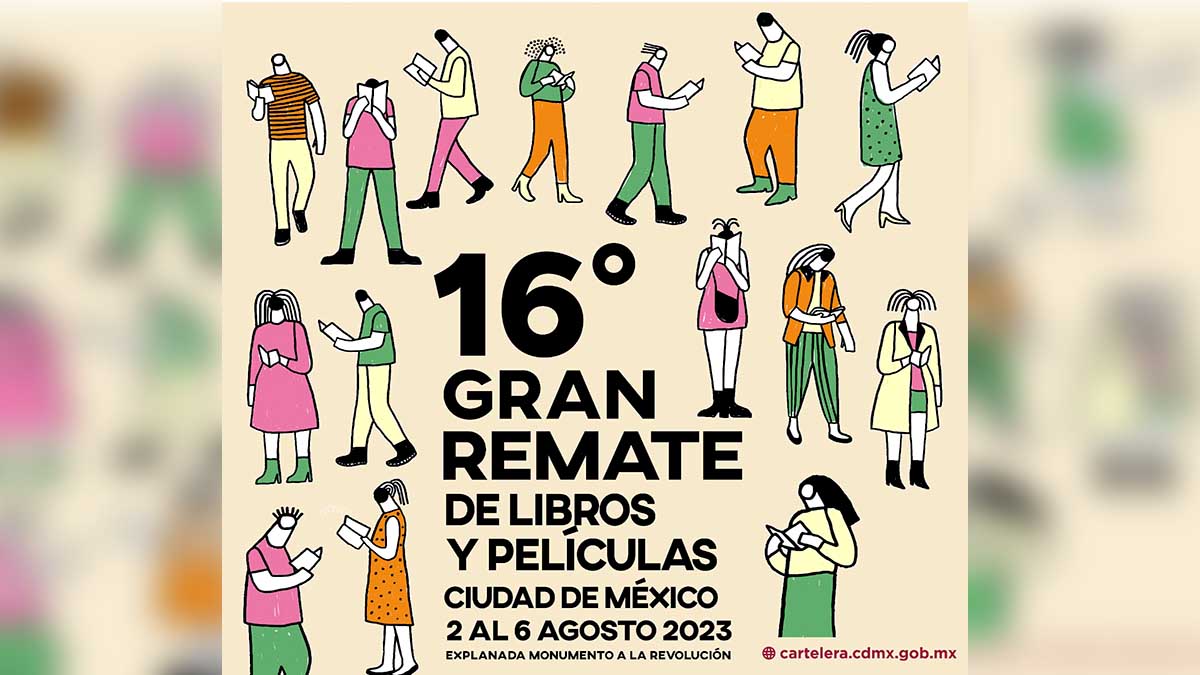 “Ven y rescata un libro”, inicia Gran Remate de Libros de la CdMx