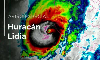 ‘Lidia’ pega en Jalisco como huracán categoría 4