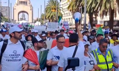 Trabajadores del Poder Judicial marchan en protesta por extinción de fideicomisos